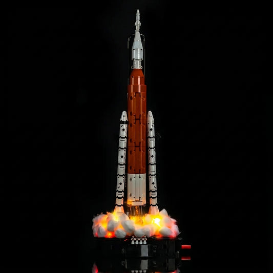 light kit for LEGO® Technic NASA Artemis Space Launch System Rocket #42221, night-mode display glow
