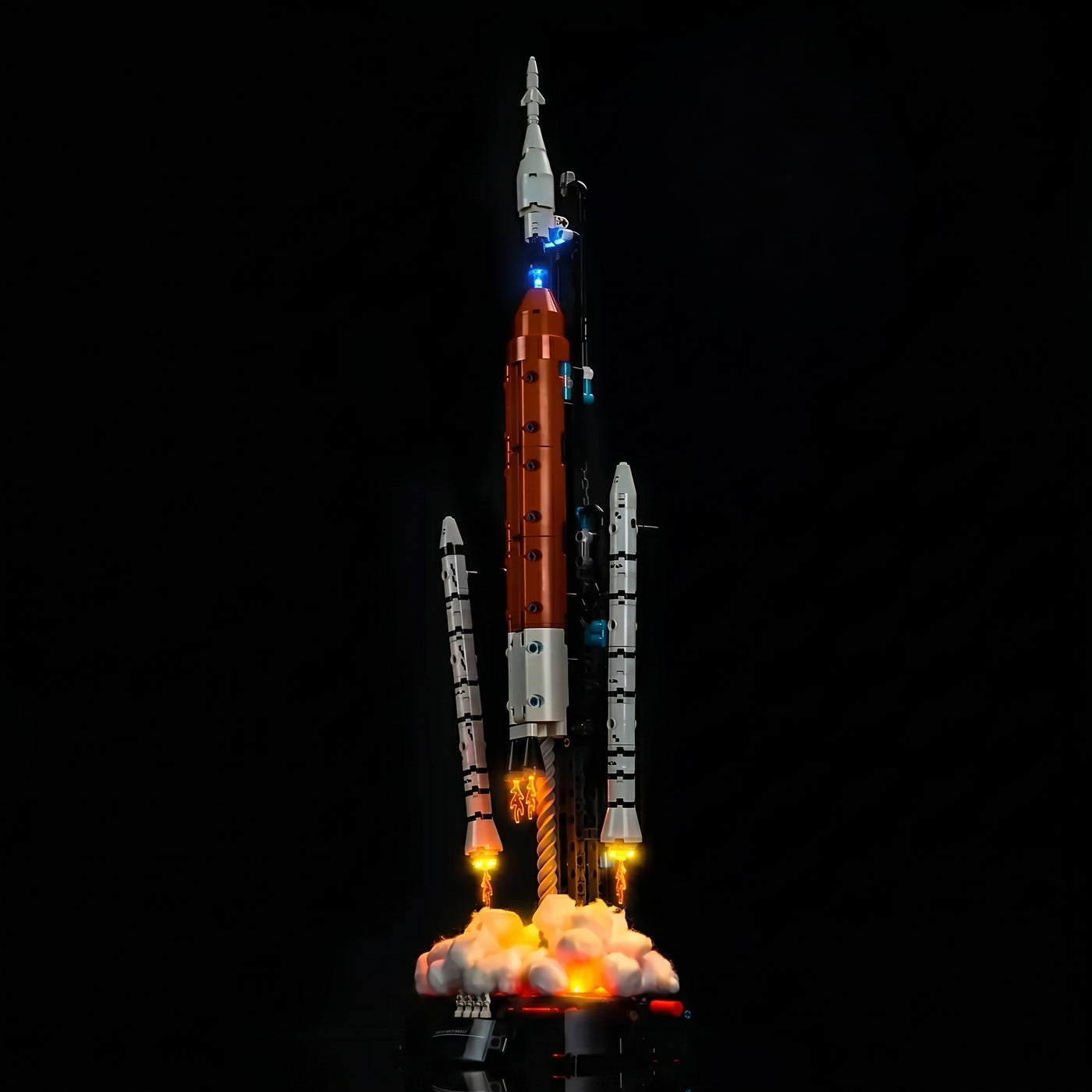 light kit for LEGO® Technic NASA Artemis Space Launch System Rocket #42221, LED kit powered on