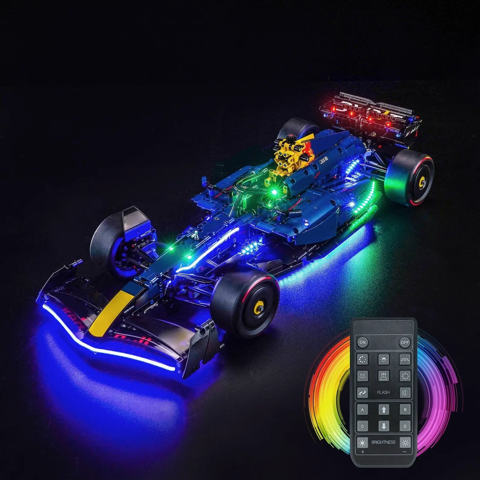 Light Kit for LEGO Technic Oracle Red Bull Racing RB20 F1 Car #42206 - Bright My Bricks