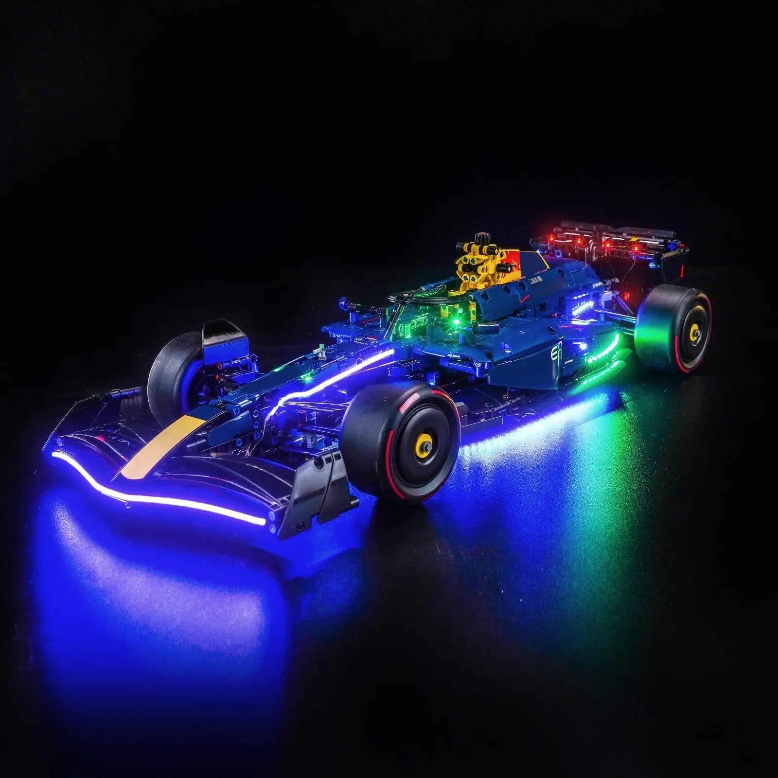 LEGO Technic Oracle Red Bull Racing RB20 F1 Car #42206 LED lighting detail