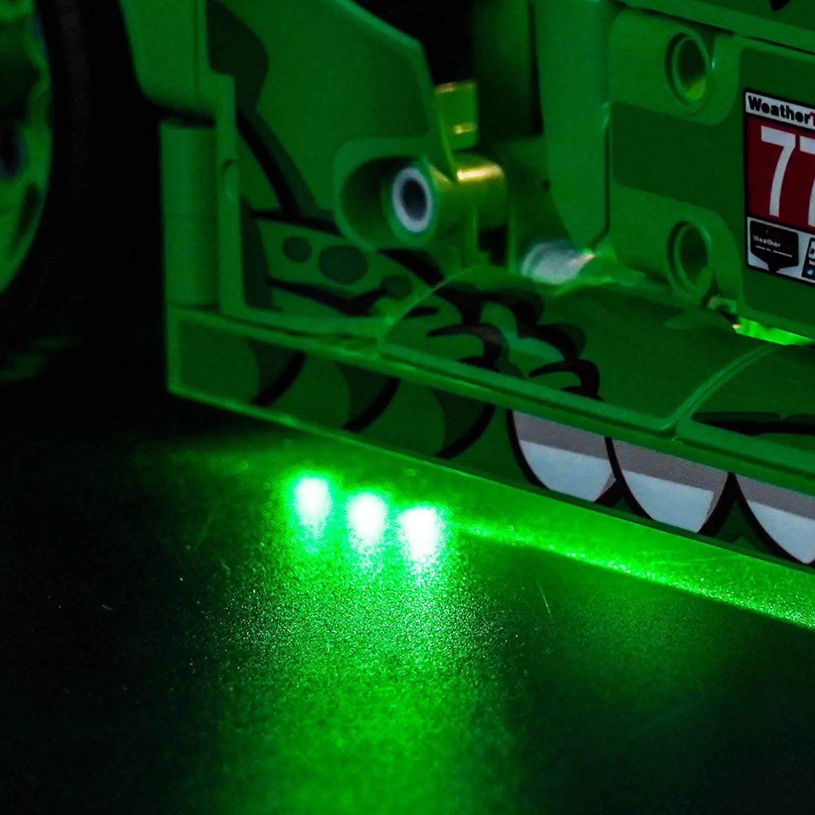 LEGO Technic Porsche 911 GT3 R REXY AO Racing Car #42224 with premium LED kit