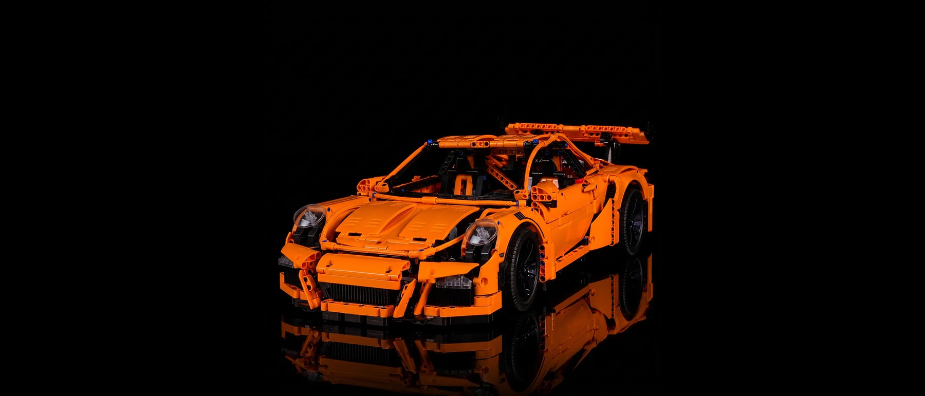 Kit LED pour LEGO® Porsche 911 GT3 RS #42056 — standard build, without the LED light kit