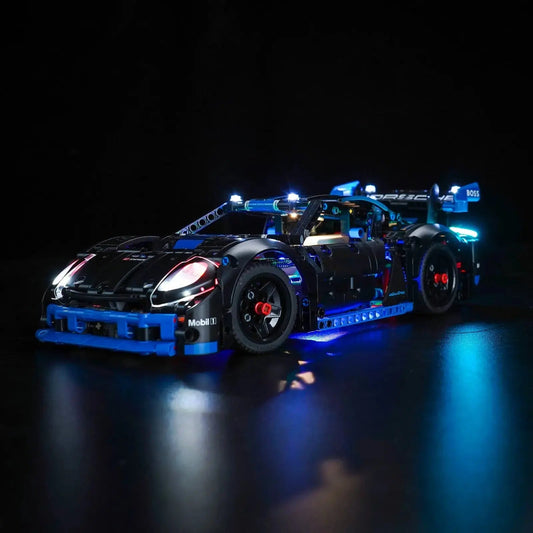 LED light kit for LEGO® Technic Porsche GT4 e-Performance Race Car #42176 | Bright My Bricks