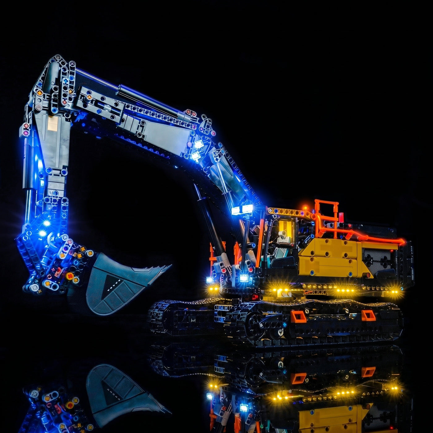 LED light kit for LEGO® Technic Volvo EC500 Hybrid Excavator #42215 | Bright My Bricks