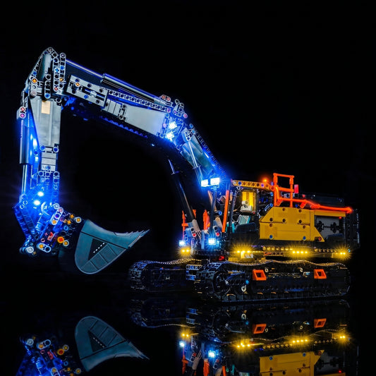 LED light kit for LEGO® Technic Volvo EC500 Hybrid Excavator #42215 | Bright My Bricks