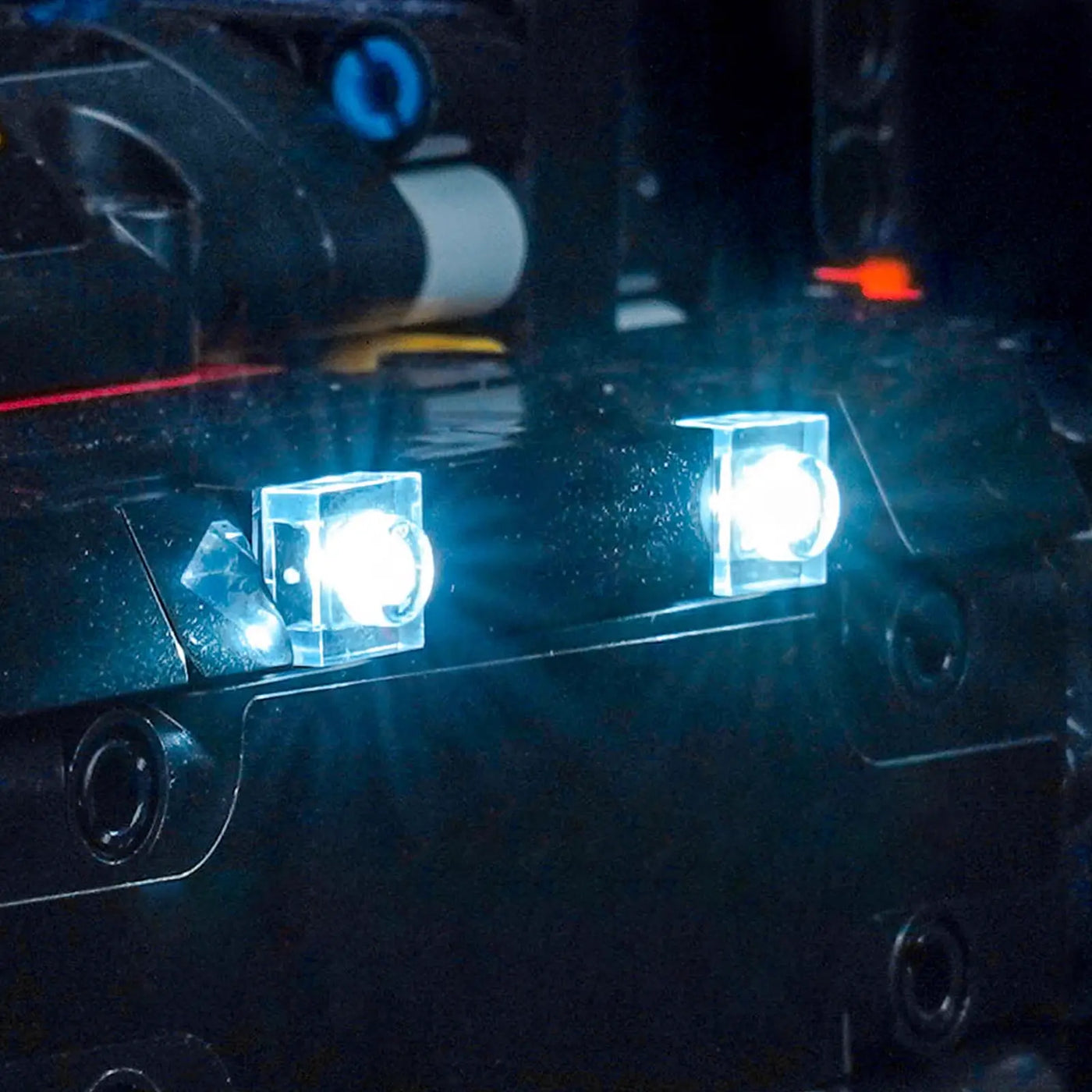 display light kit for LEGO® Technic Volvo EC500 Hybrid Excavator #42215, display lighting in a dark room
