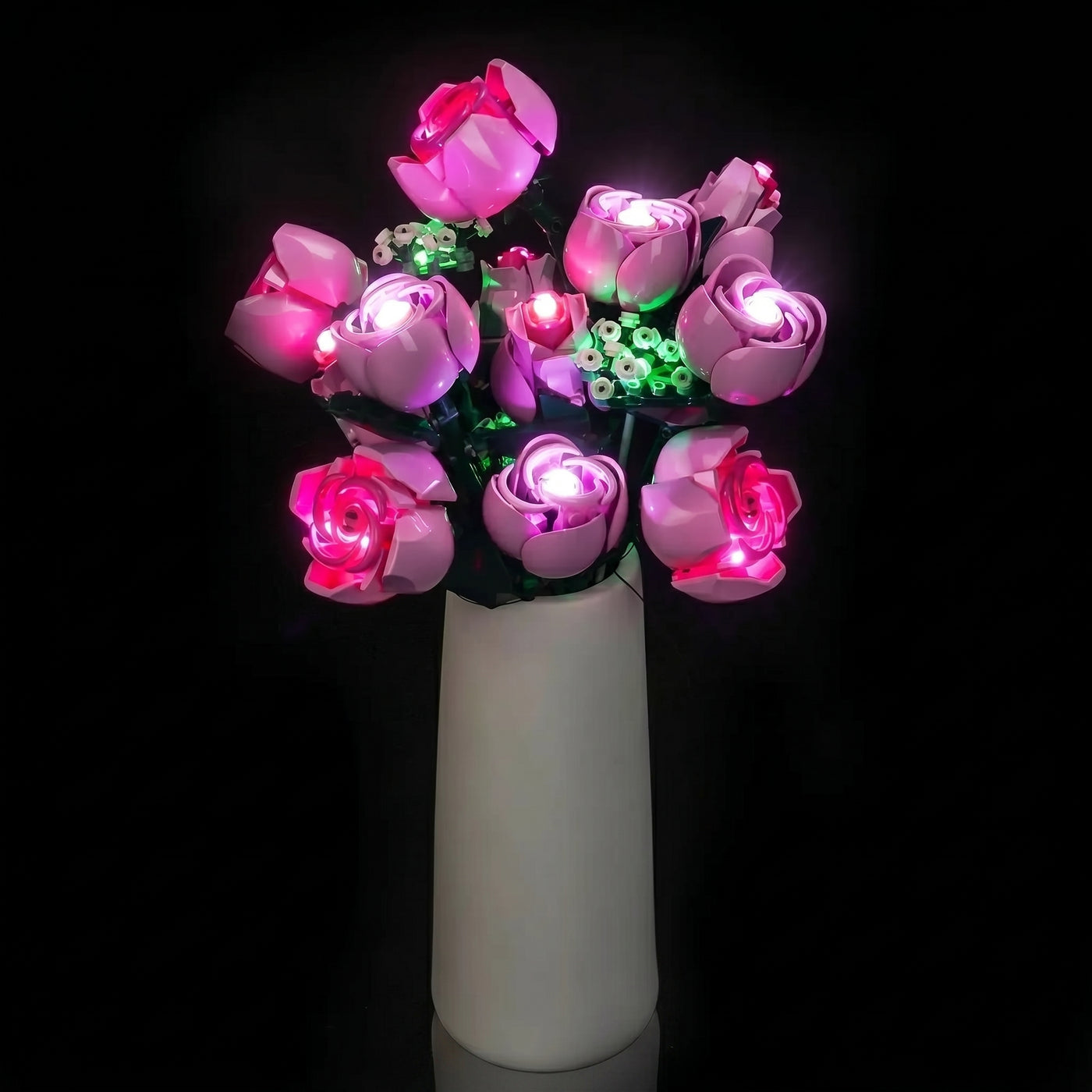 LED light kit for LEGO® The Botanical Collection Bouquet of Pink Roses #10374 | Bright My Bricks