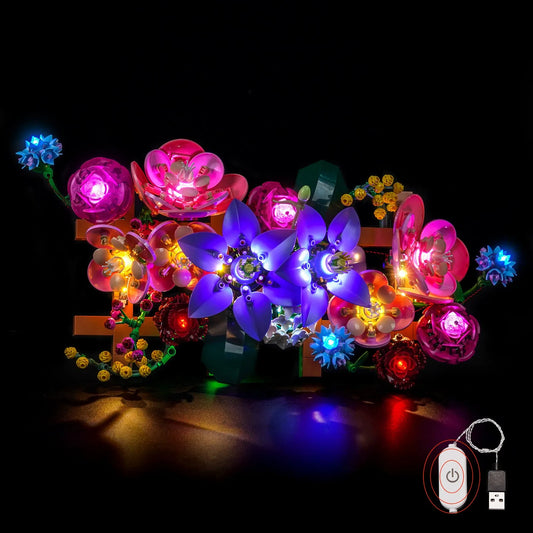 Light Kit for LEGO The Botanical Collection Flower Wall #11503 - Bright My Bricks