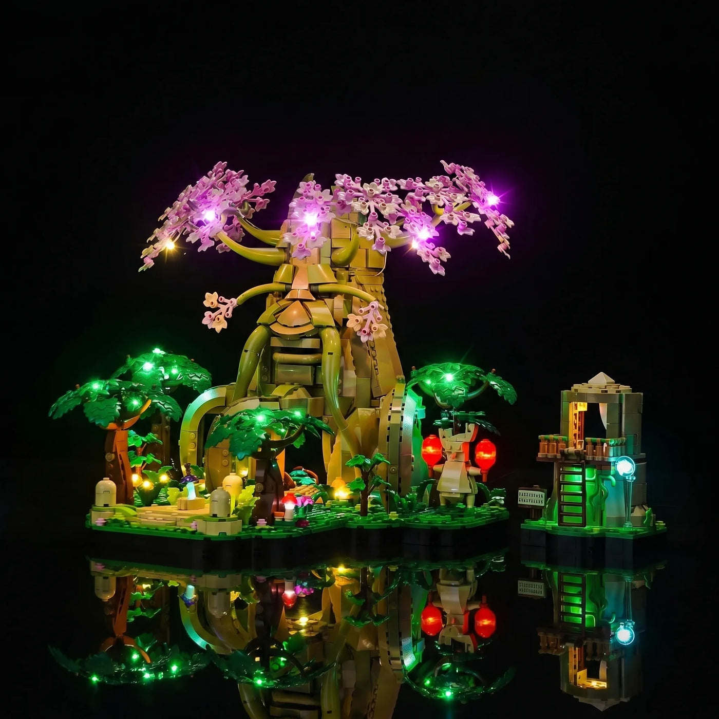 LED light kit for LEGO® The Legend of Zelda Great Deku Tree 2-in-1 #77092 | Bright My Bricks