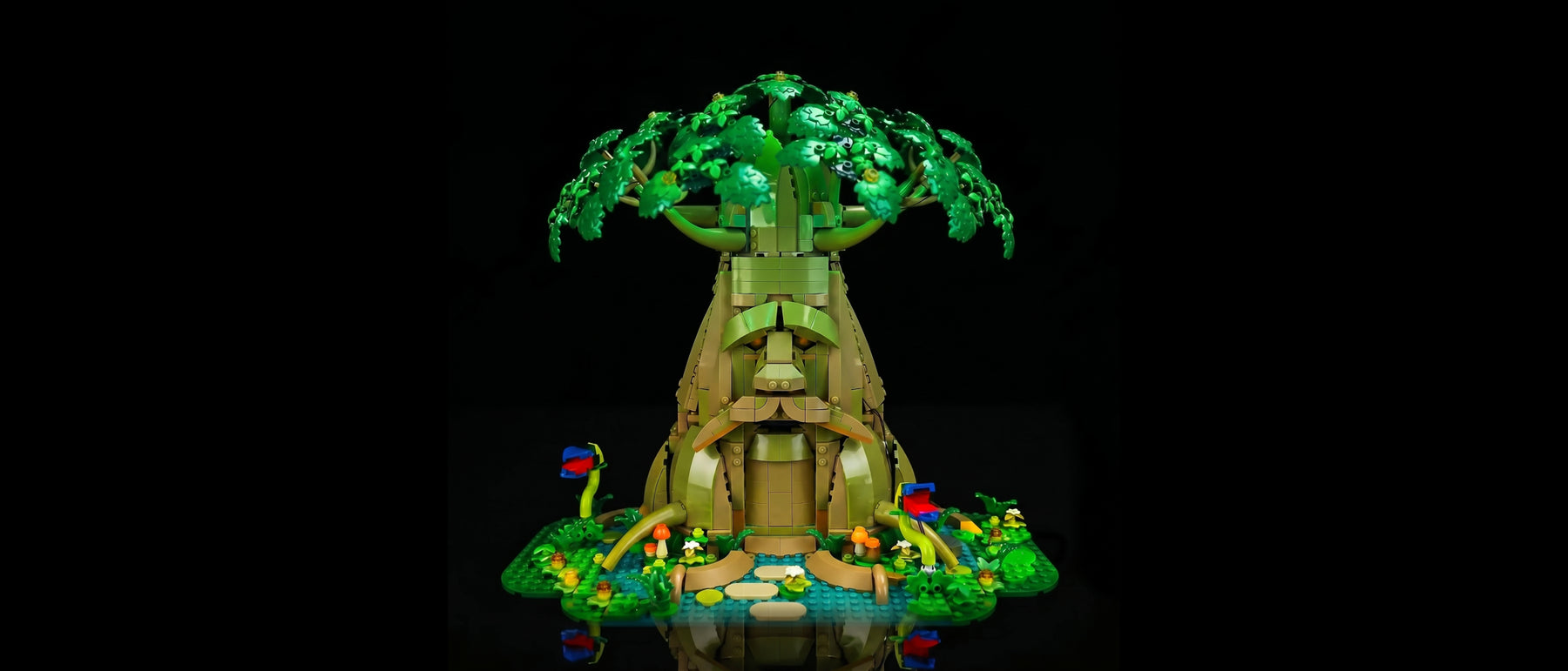 Kit LED pour LEGO® Vénérable Arbre Mojo 2-en-1 #77092 — standard build, without the LED light kit