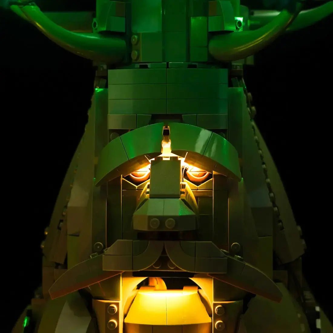Bright My Bricks USB-powered LED light kit for LEGO® The Legend of Zelda Great Deku Tree #77092 — LED kit powered on