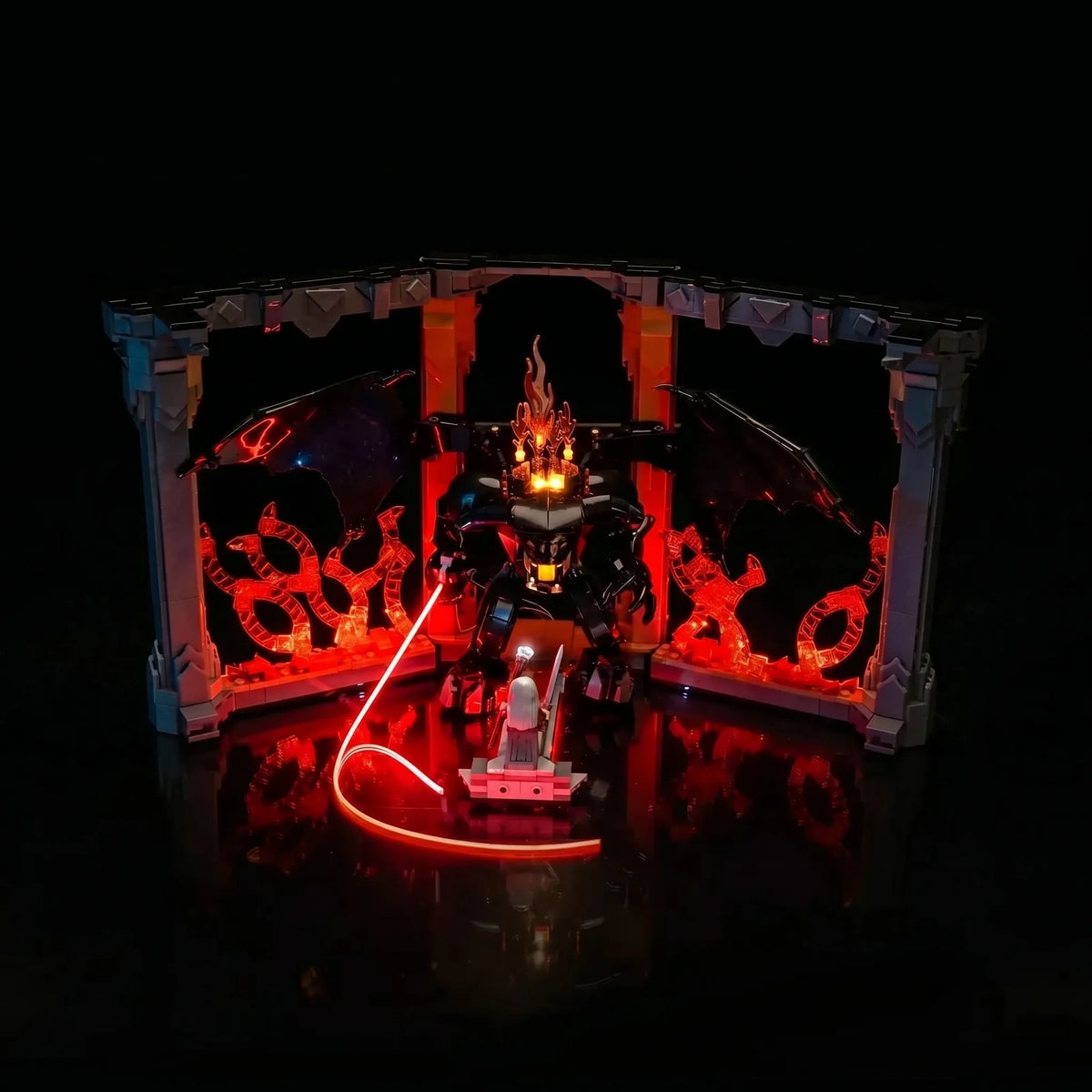 LED light kit for LEGO® The Lord of the Rings: Balrog Book Nook #10367 | Bright My Bricks