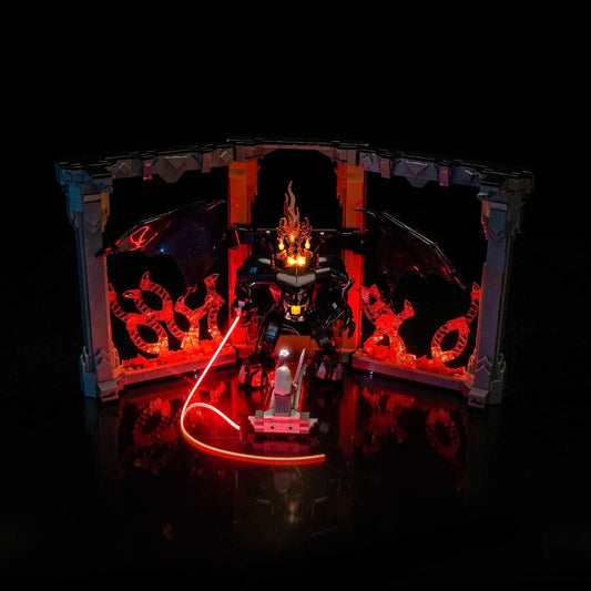 Light Kit for LEGO The Lord of the Rings: Balrog Book Nook #10367 - Bright My Bricks