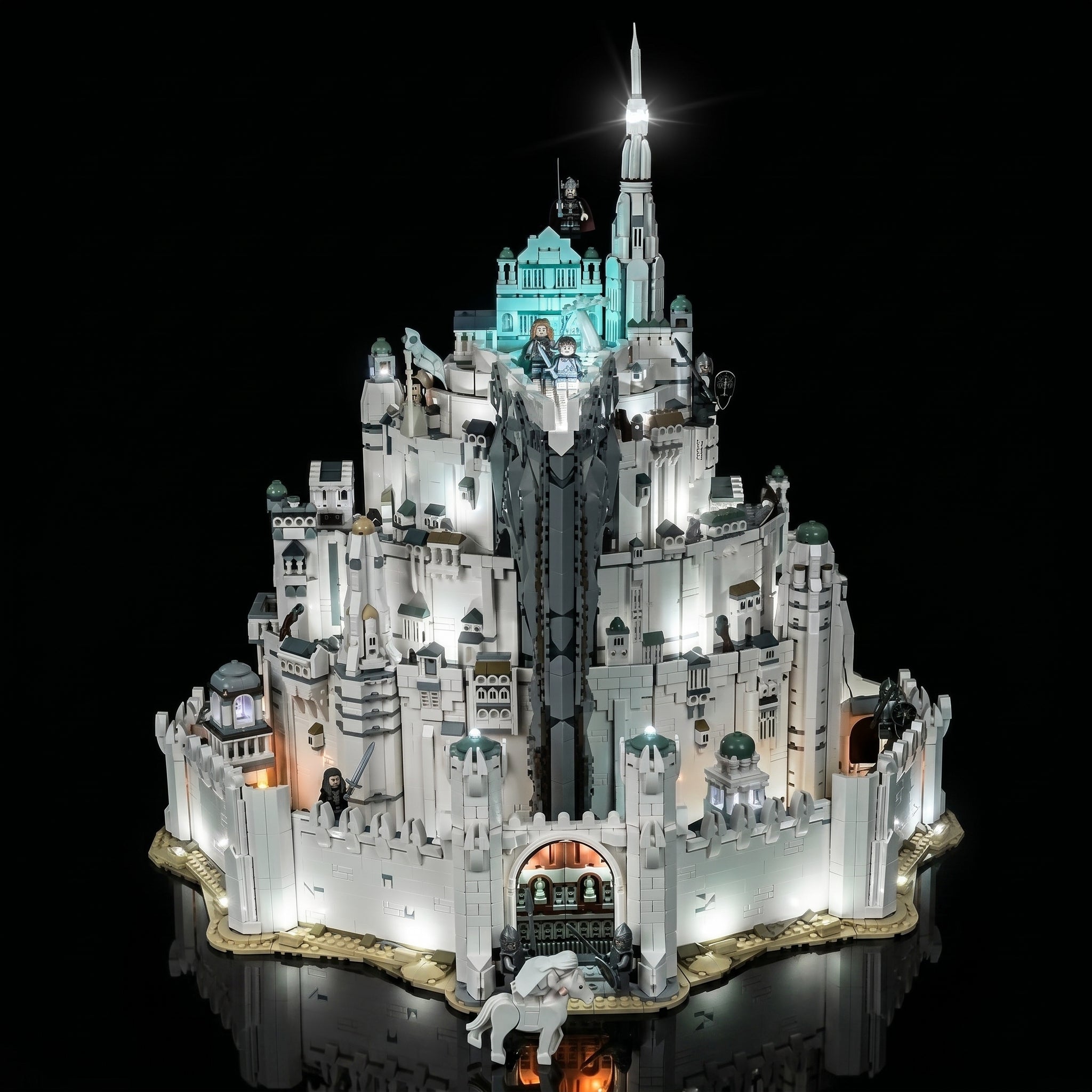 LED light kit for LEGO® The Lord of the Rings: Minas Tirith #11377 Holy Light version | Bright My Bricks