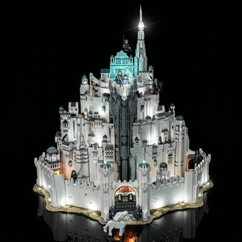 LED light kit for LEGO® The Lord of the Rings: Minas Tirith #11377 Holy Light version | Bright My Bricks
