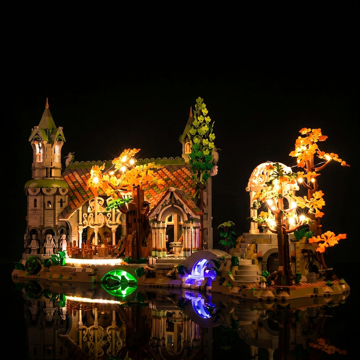 LED light kit for LEGO® The Lord Of The Rings: Rivendell #10316 | Bright My Bricks