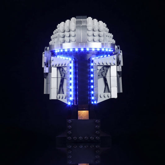 LED light kit for LEGO® The Mandalorian Helmet #75328 | Bright My Bricks