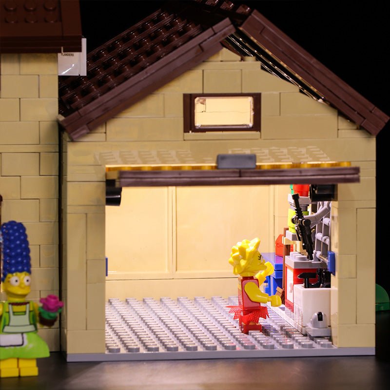Light Kit LEGO The Simpsons House #71006 display view