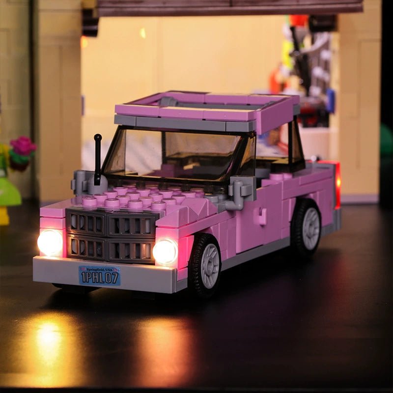 LED lights bring LEGO The Simpsons House #71006 to life