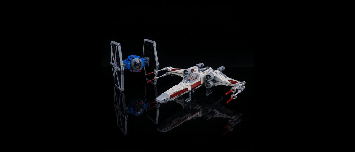 Kit LED pour LEGO® TIE Fighter et X-Wing à combiner #75393 — standard build, without the LED light kit