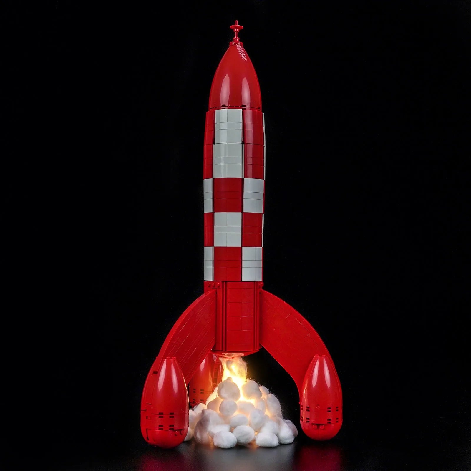 LEGO Tintin Moon Rocket #21367 LED lighting detail