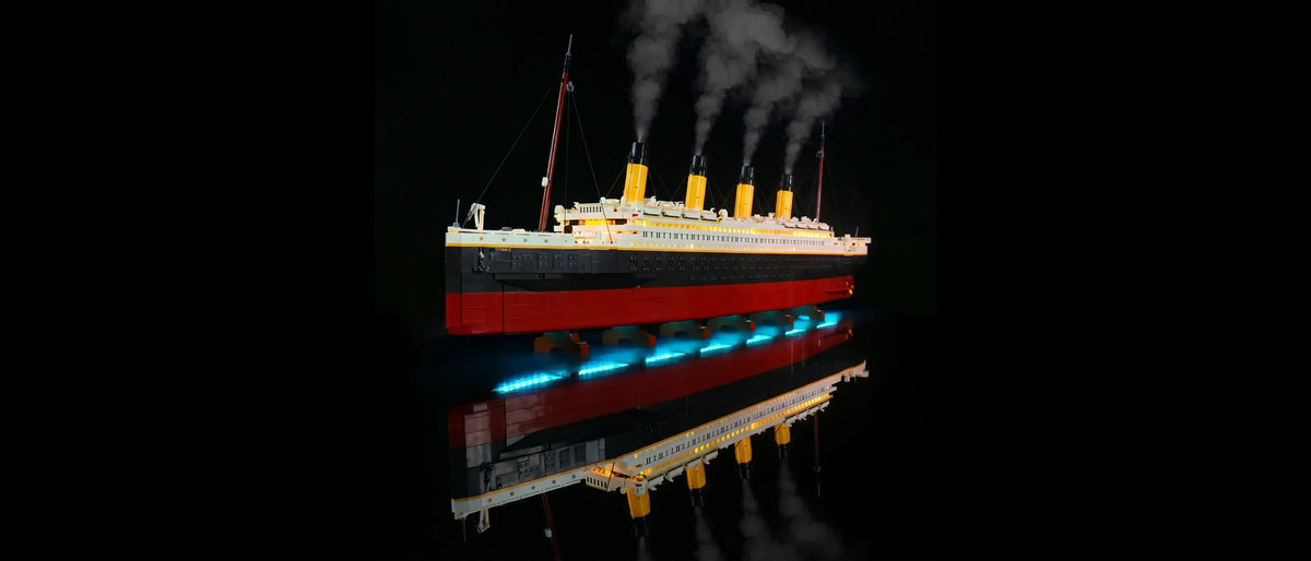 Rows of Portholes — Light Kit for LEGO® Titanic #10294