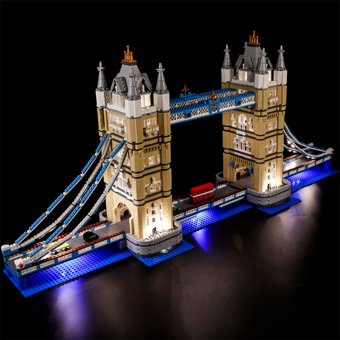 LEGO Tower Bridge #10214 with premium LED kit