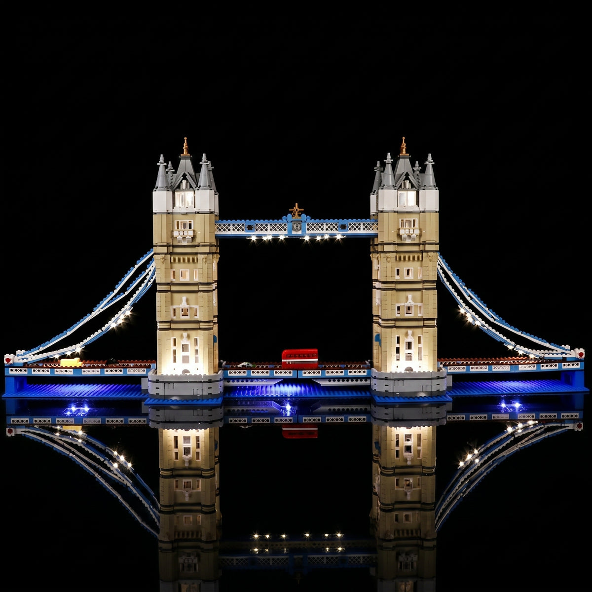 LEGO® Tower Bridge #10214 — night-mode display glow (display light kit)