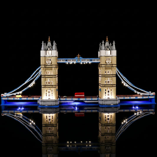 LEGO® Tower Bridge #10214 — night-mode display glow (display light kit)