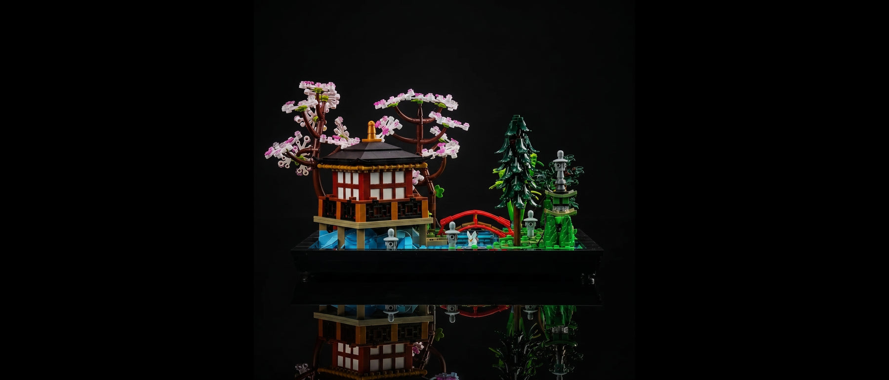 Light Kit for LEGO® Tranquil Garden #10315 — standard build, without the LED light kit