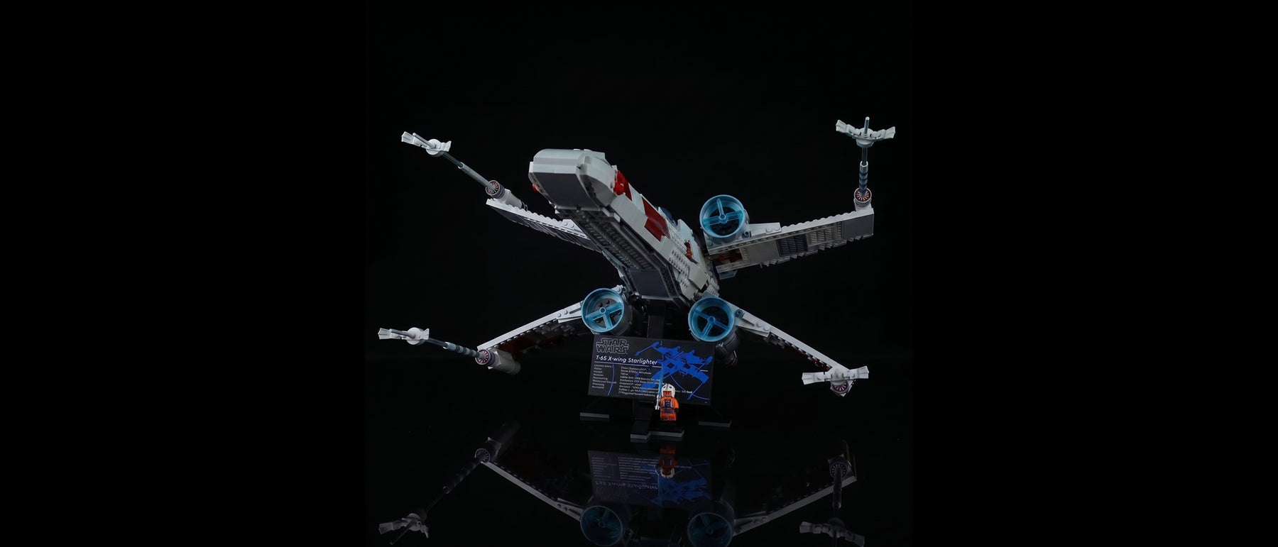 LED-Beleuchtungsset für LEGO® X-Wing Starfighter™ #75355 — standard build, without the LED light kit