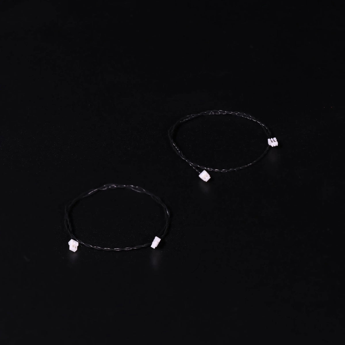 Universal Connection Cable (Pack of 10) front view fully lit (LED lights for LEGO® builds)