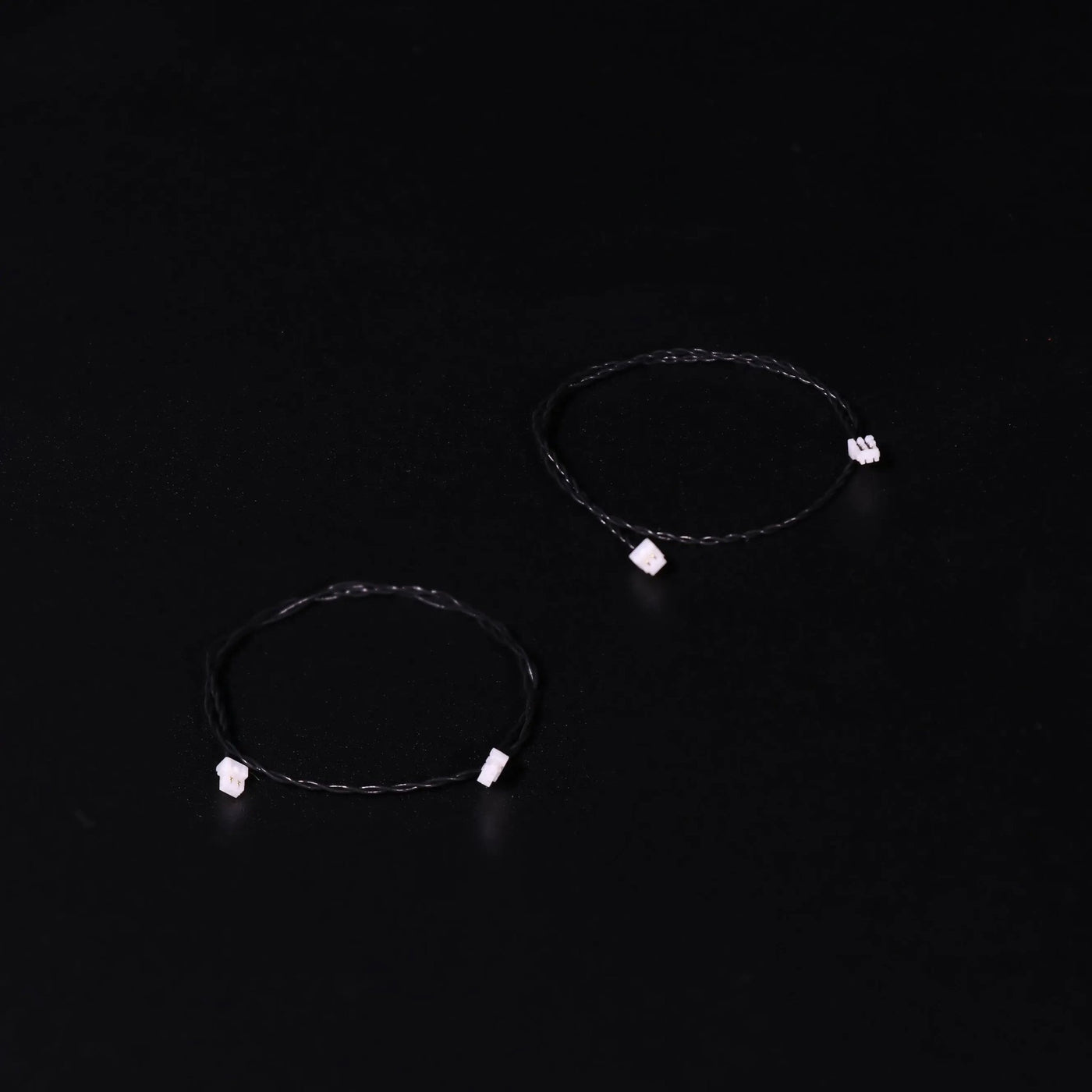 Universal Connection Cable (Pack of 10) front view fully lit (LED lights for LEGO® builds)