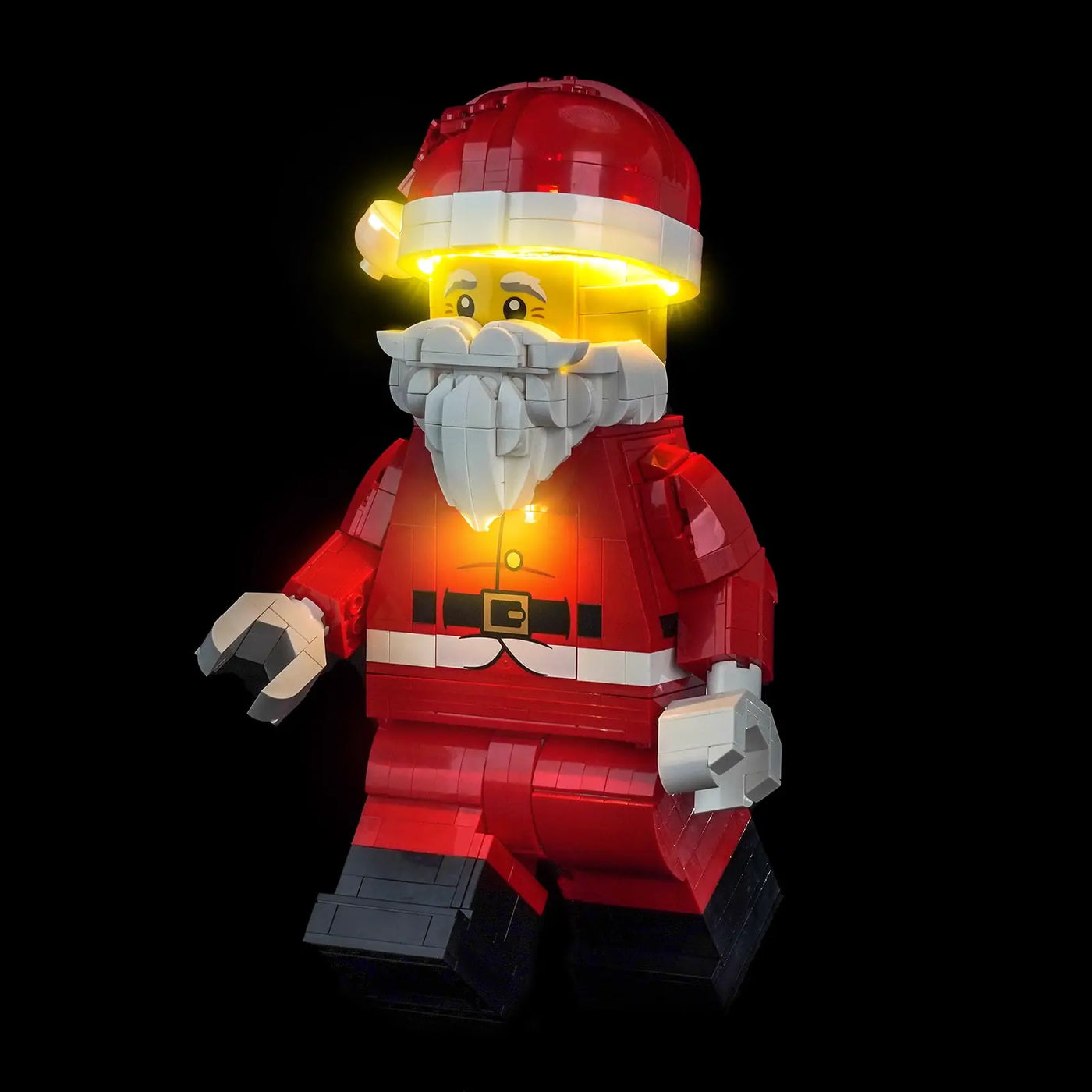 LED light kit for LEGO® Up-Scaled Santa Minifigure #40820 | Bright My Bricks