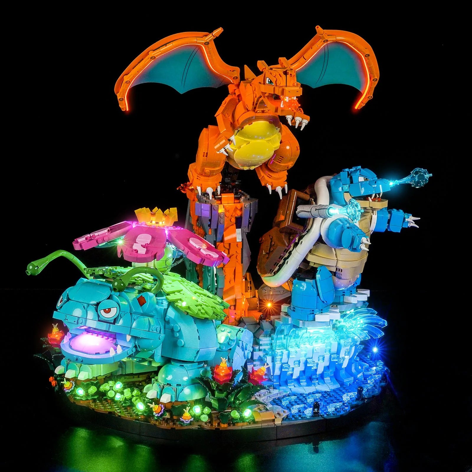 Light Kit for LEGO Venusaur Charizard and Blastoise #72153 - Bright My Bricks