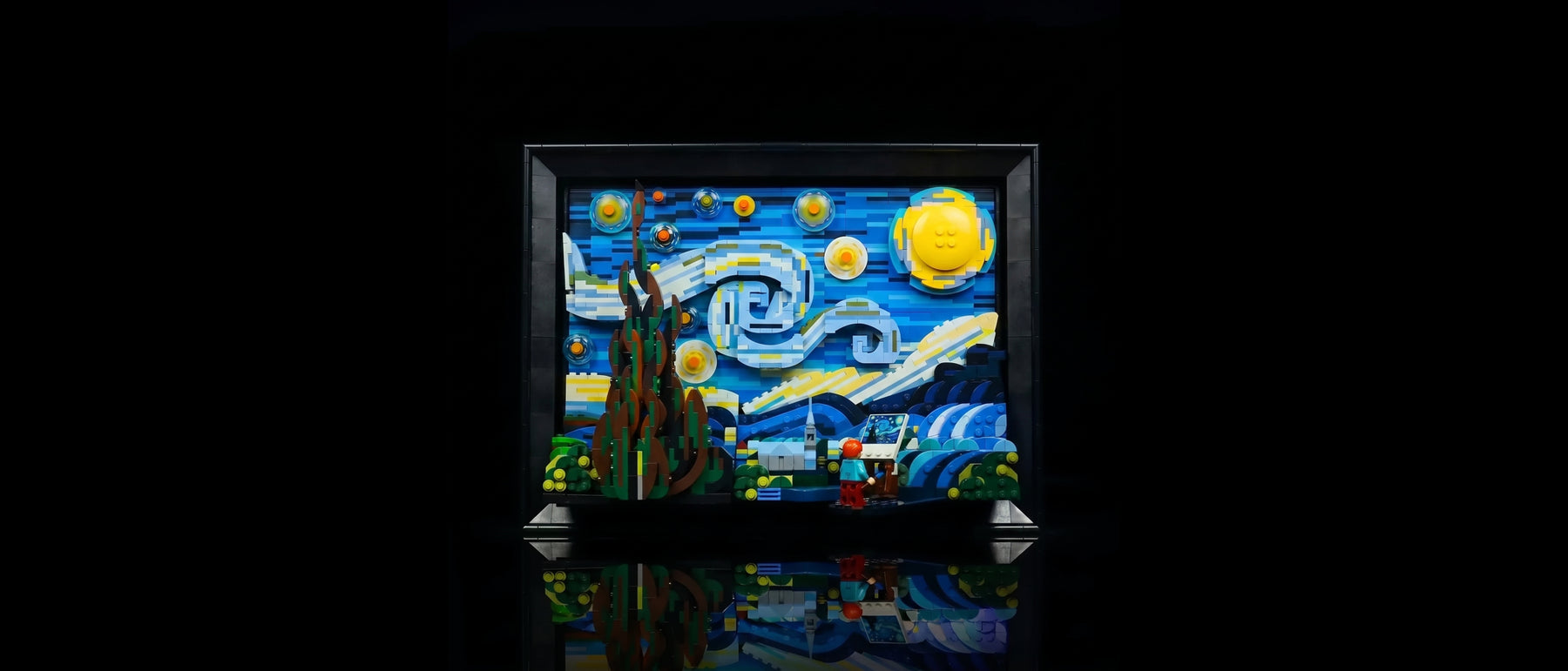 Light Kit for LEGO® Vincent van Gogh - The Starry Night #21333 — standard build, without the LED light kit