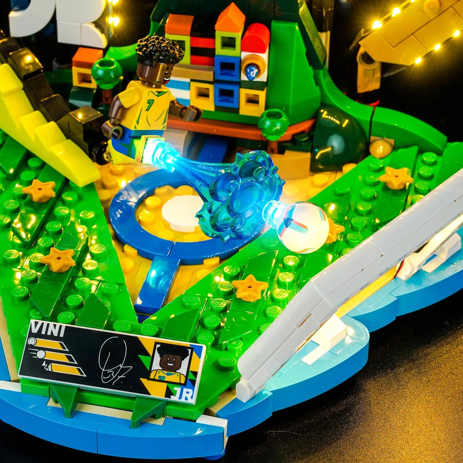 Light Kit LEGO Vini Jr Soccer Highlights #43027 display view