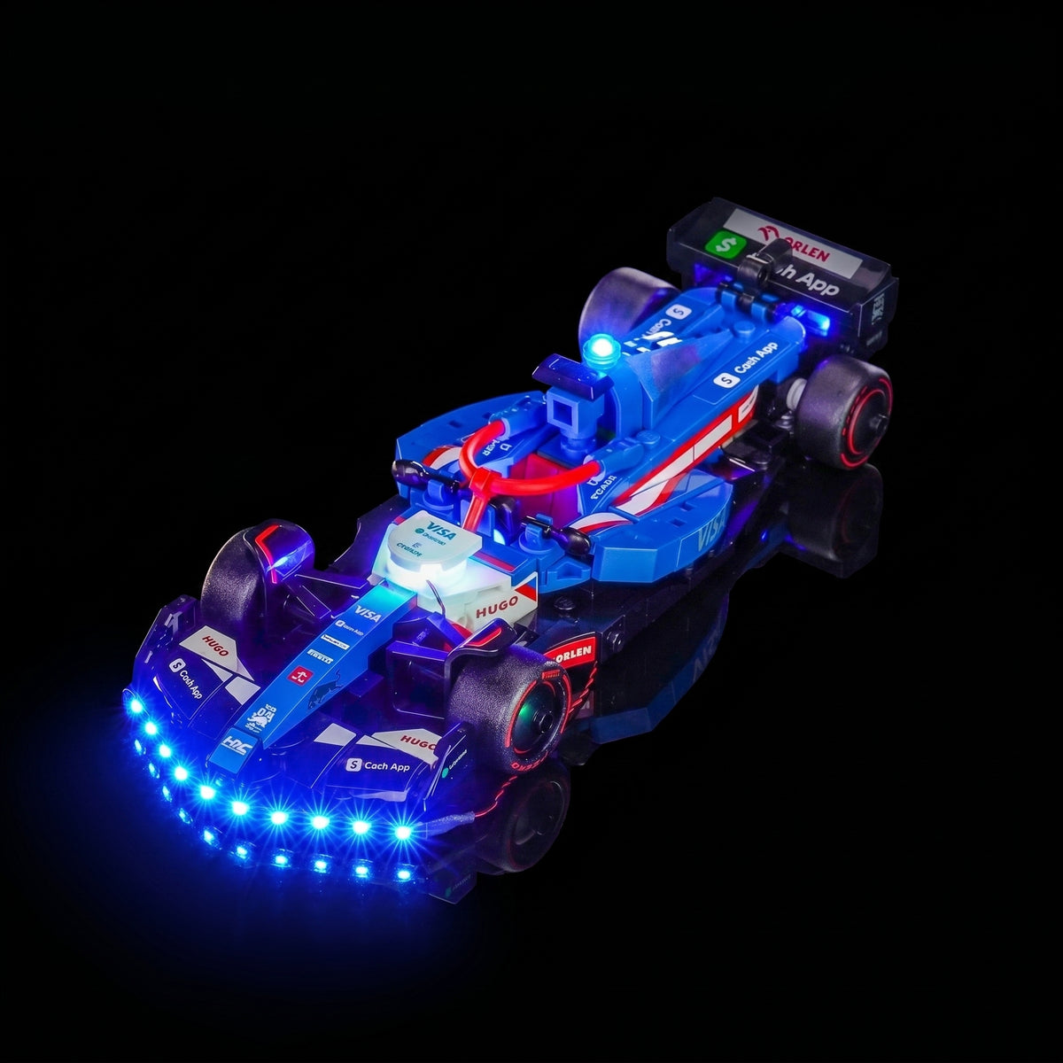 LED light kit for LEGO® Visa Cash App RB VCARB 01 F1 Race Car #77246 | Bright My Bricks