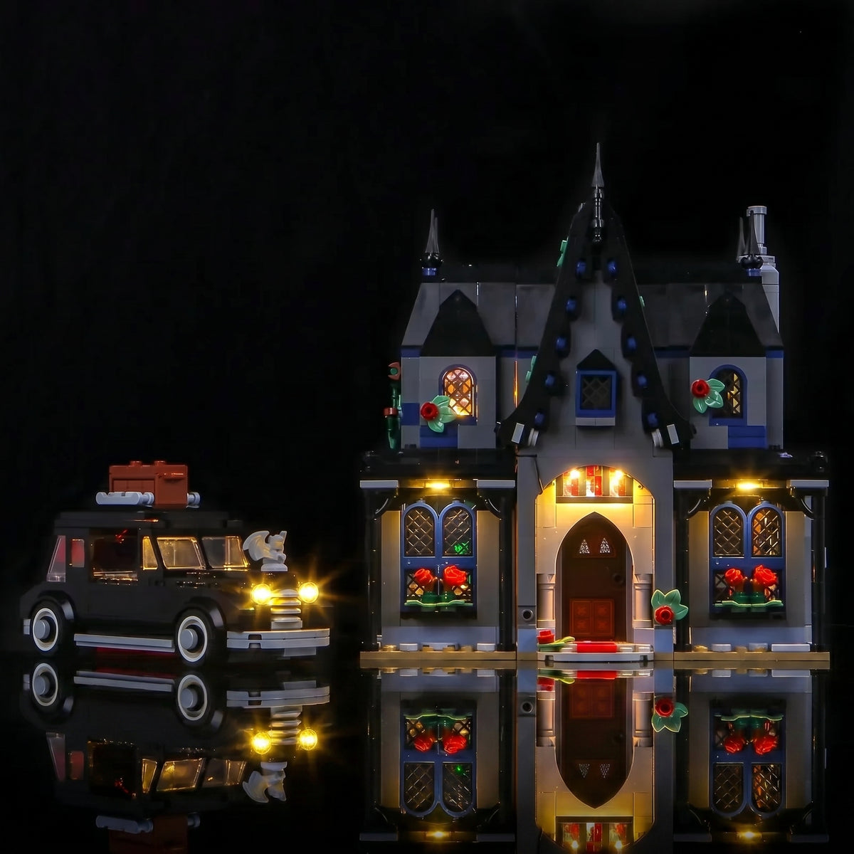 LED light kit for LEGO® Wednesday Morticia's Cottage #76786 | Bright My Bricks