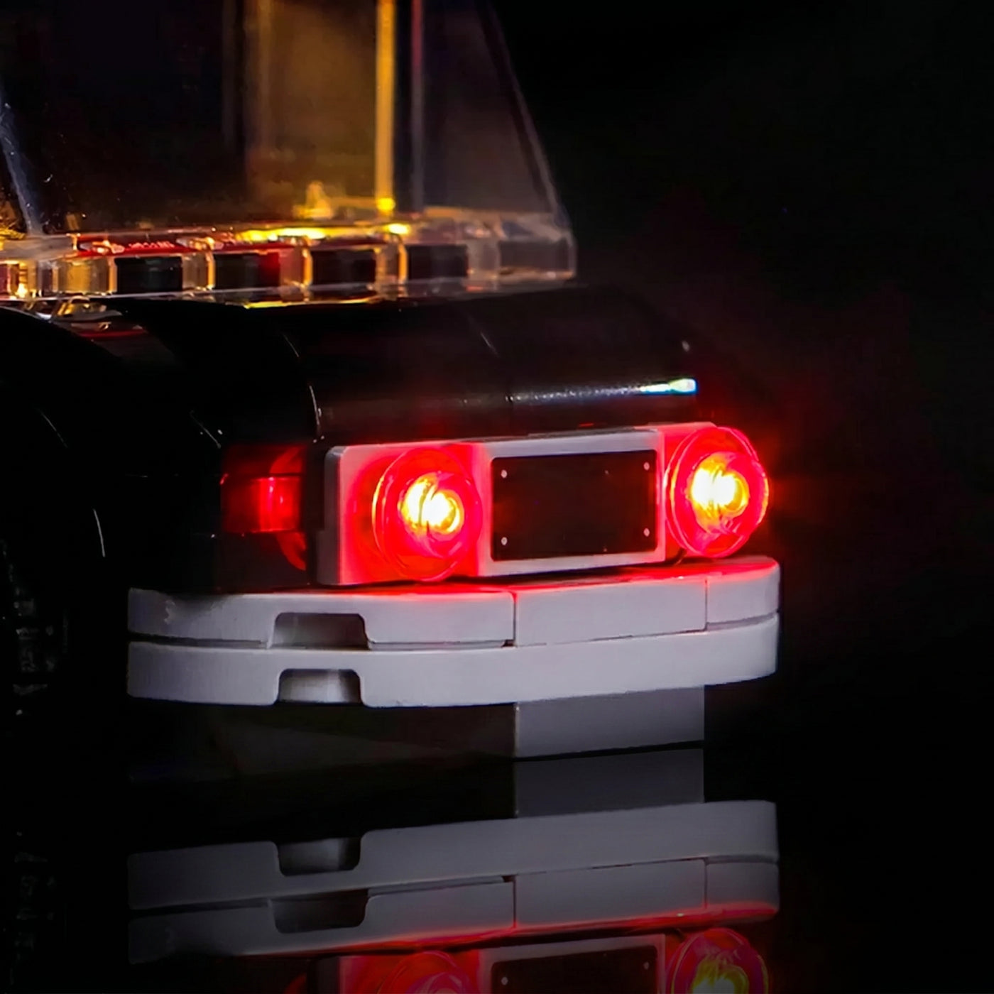 USB-powered LED light kit for LEGO® Wednesday Morticia's Cottage #76786, LED kit powered on