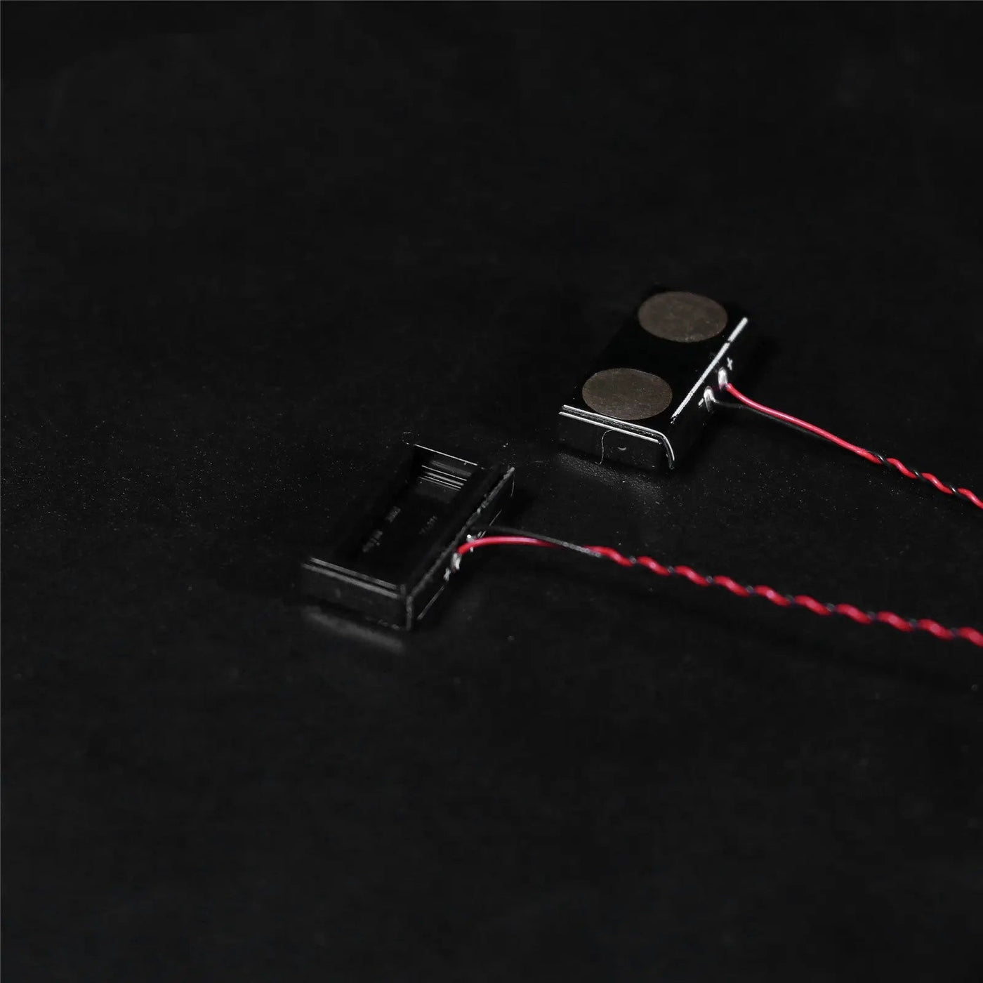 Wireless Connection Module for LEGO® Lighting installed and glowing (LED light kit for LEGO®)