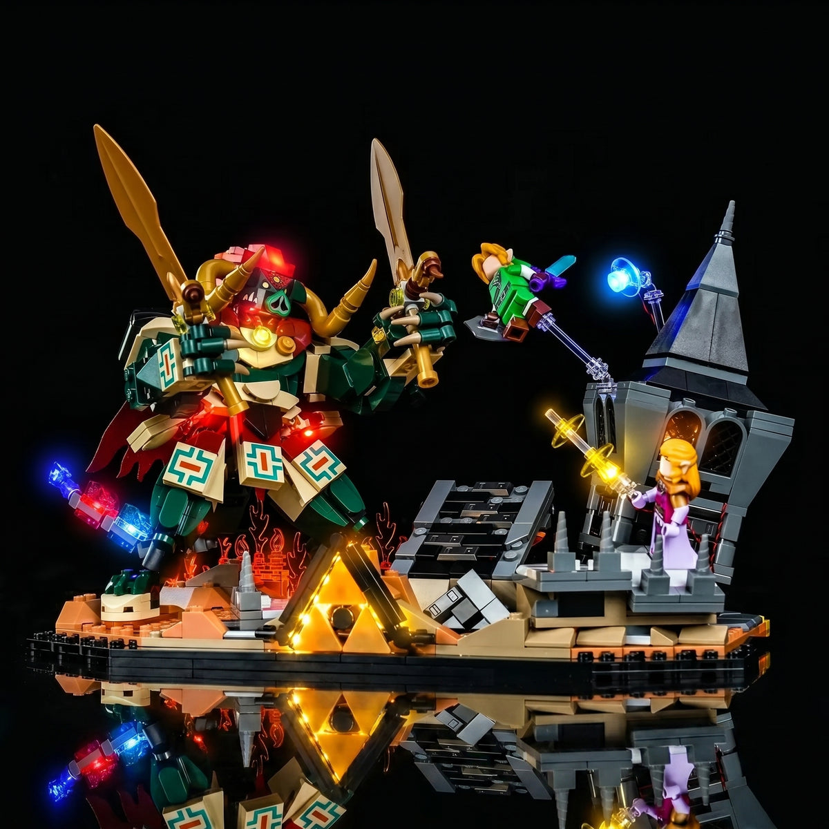 LED light kit for LEGO® Zelda Ocarina of Time The Final Battle #77093 | Bright My Bricks