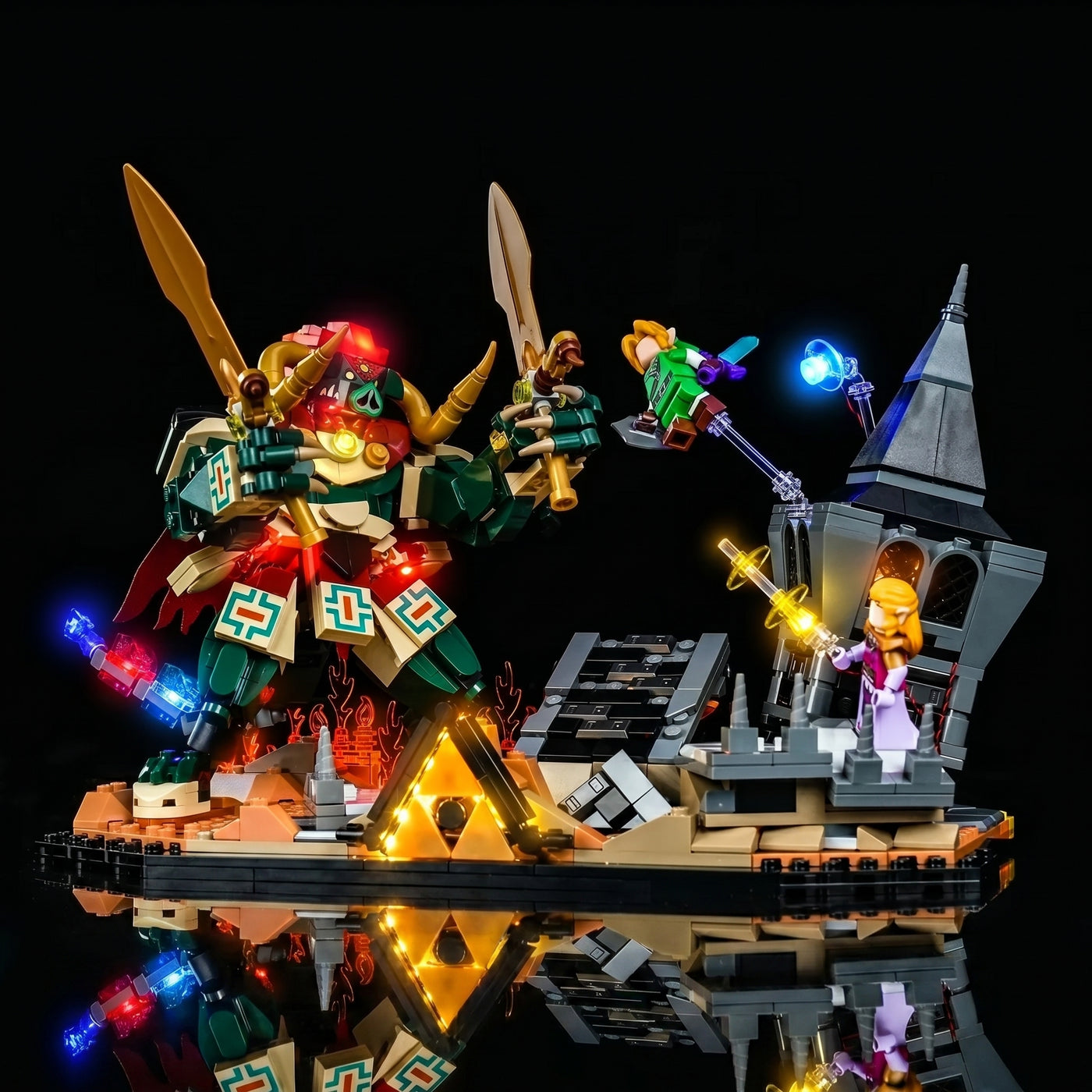 LED light kit for LEGO® Zelda Ocarina of Time The Final Battle #77093 | Bright My Bricks