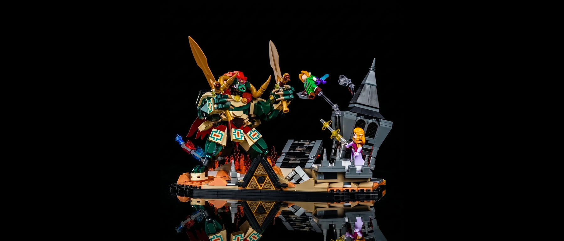 Kit LED pour LEGO® Ocarina of Time™ – Le combat final #77093 — standard build, without the LED light kit