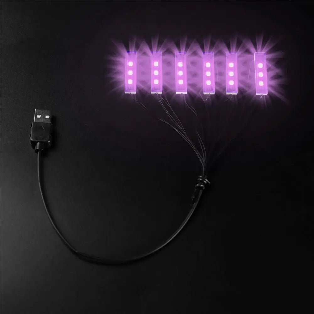 One - to - Six LED Light Strip 0.5m (Pack of 3) - Bright My Bricks