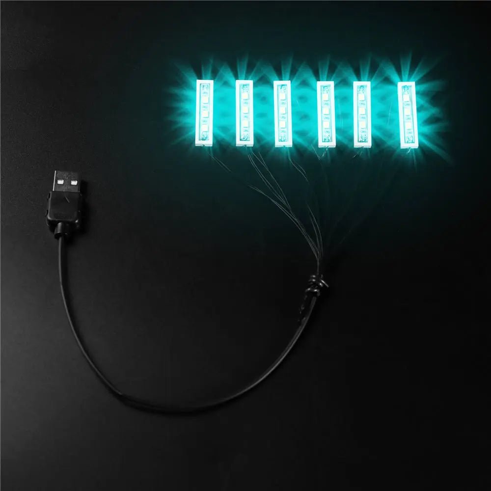 One - to - Six LED Light Strip 0.5m (Pack of 3) - Bright My Bricks