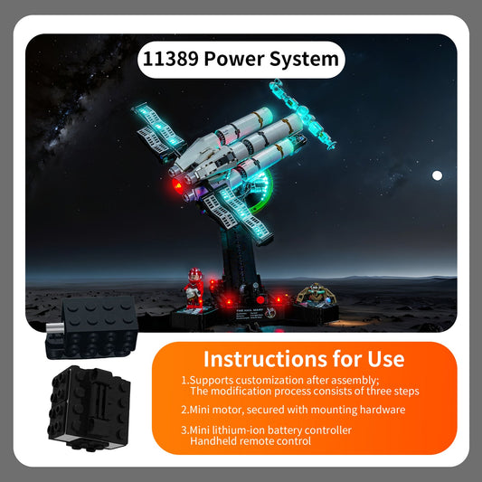 motion kit for LEGO® Icons Project Hail Mary #11389, motor seated in the display base
