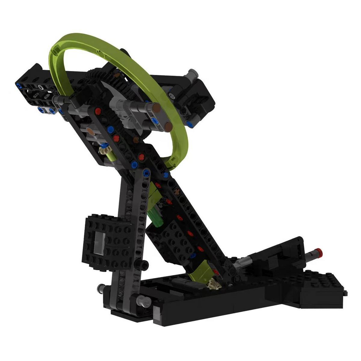close-up of the drive unit: Bright My Bricks motion kit for LEGO® Icons Project Hail Mary #11389