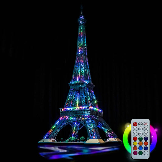 RGB Light Kit for LEGO® Architecture Eiffel Tower 10307 - Bright My Bricks