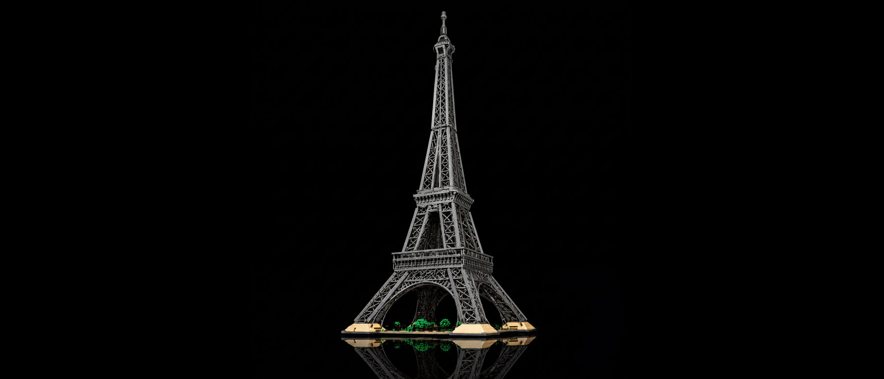 RGB LED-Beleuchtungsset für LEGO® Eiffelturm #10307 — standard build, without the LED light kit